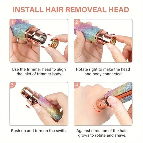 2-in-1 Electric Women’s Facial, Lip & Eyebrow Trimmer