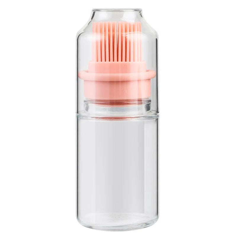 Portable Oil Bottle with Silicon Brush