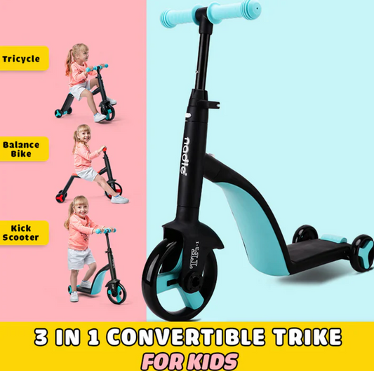 Kids 3-in-1 Convertible Scooter