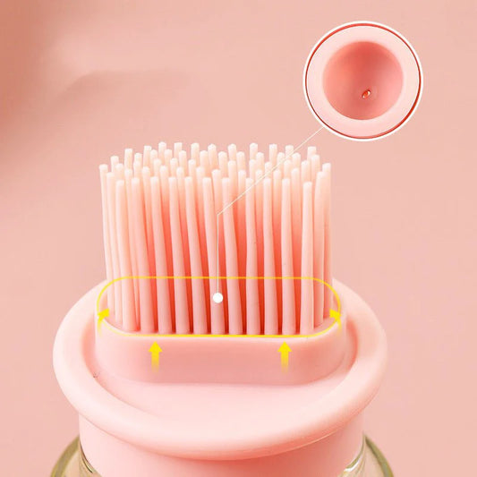 Portable Oil Bottle with Silicon Brush